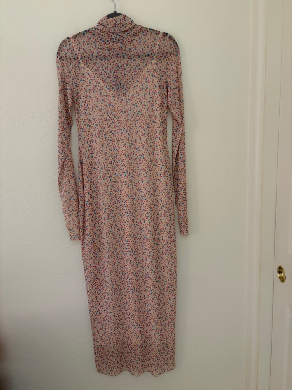 NWT AFRM Blush Spring Ditsy Maxi Dress - Picture 2 of 6